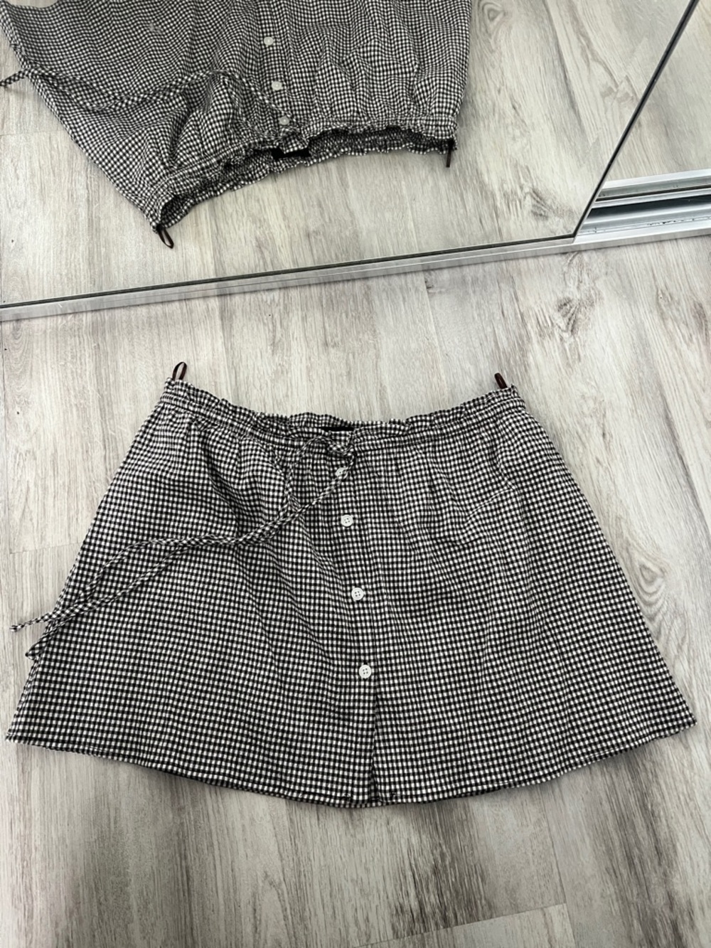 Gingham skirt from Zara. No tags never worn